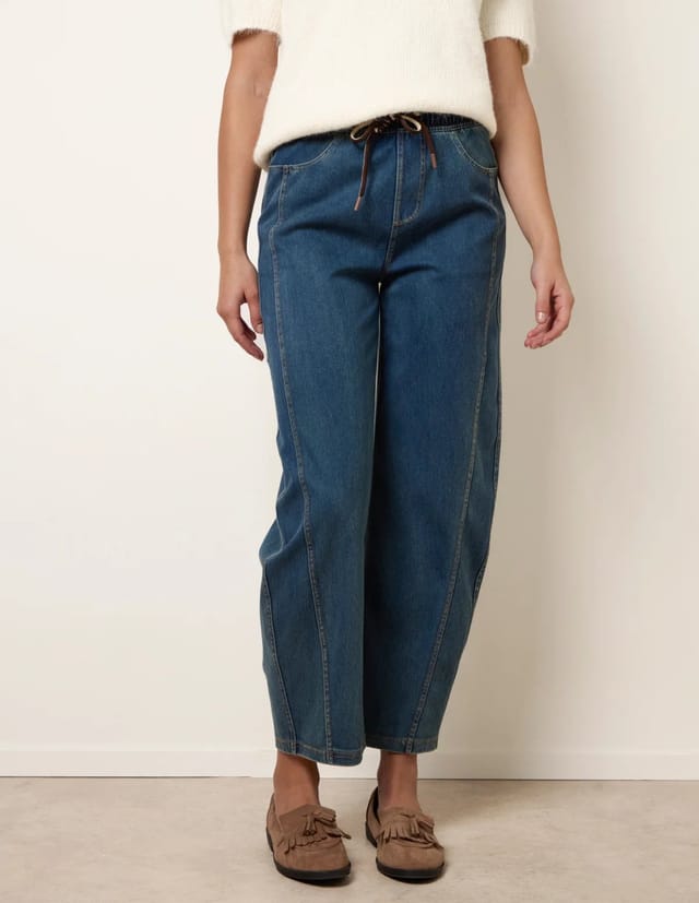 Blue Vanilla Seam Detail Jeans - 2