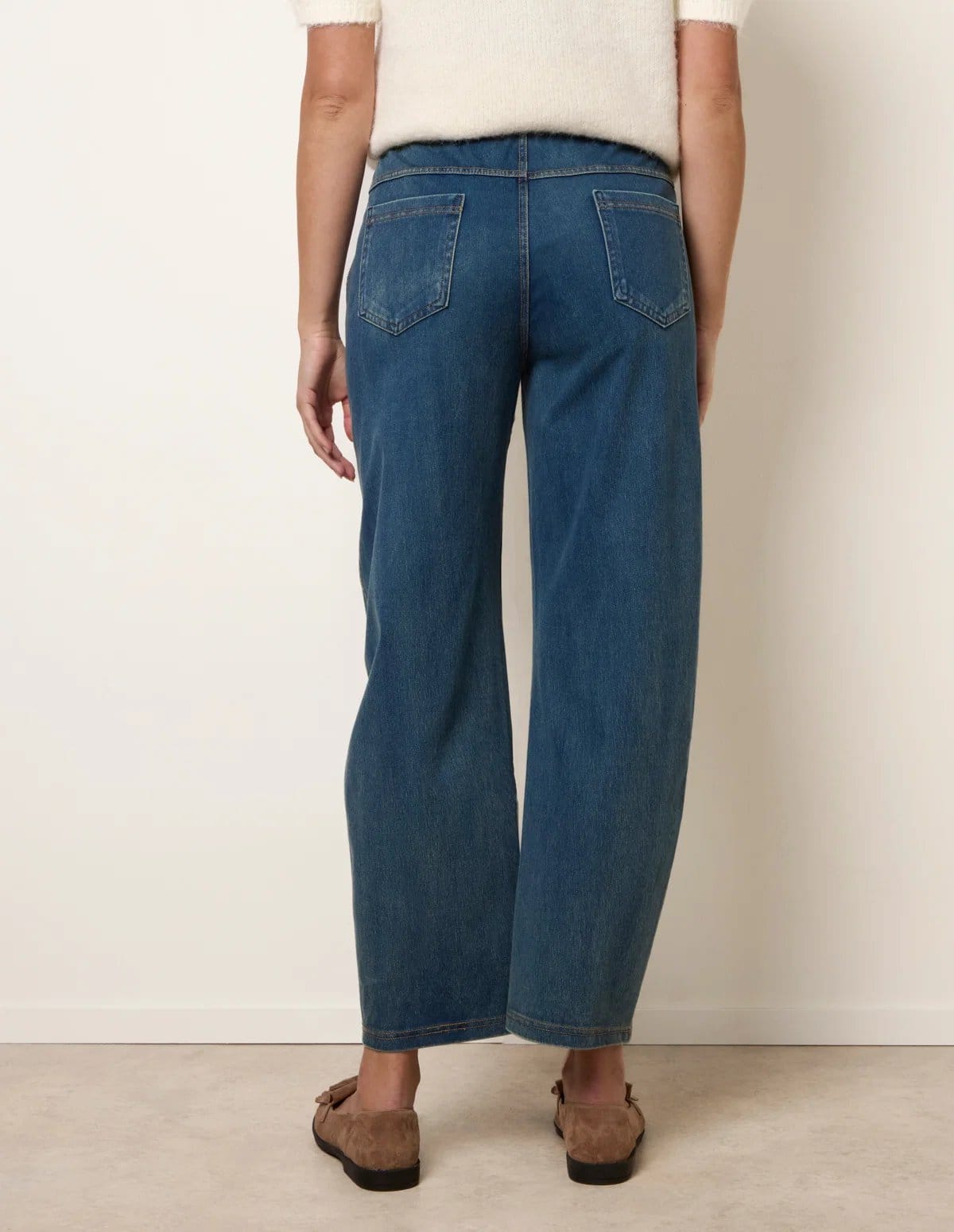 Blue Vanilla Seam Detail Jeans - 4
