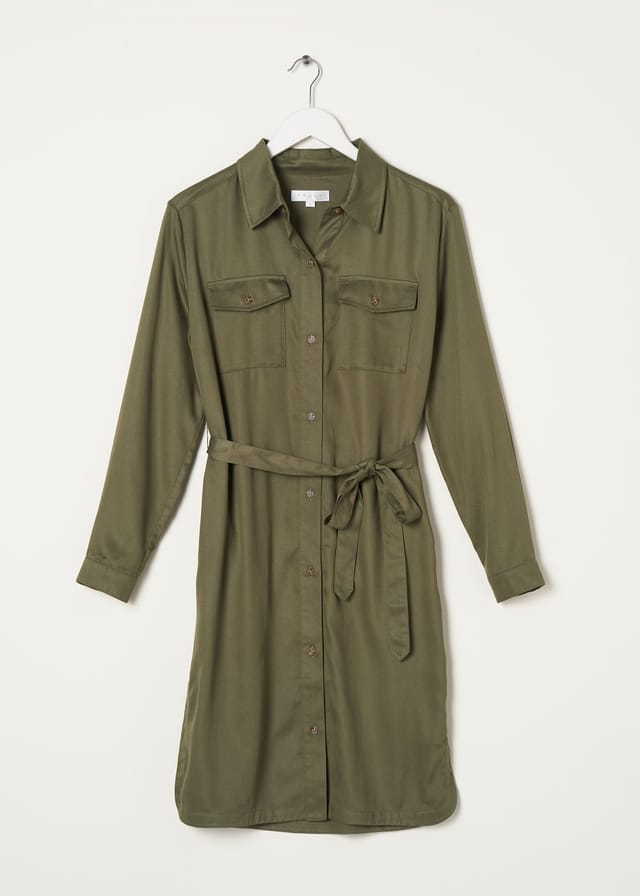 Truly Truly Women's Shirt Dress in Khaki - 3