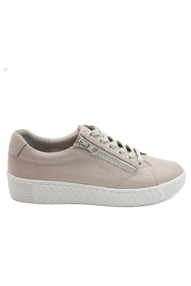 Pavers Pavers Women's Casual Leather Trainers in Stone - 2