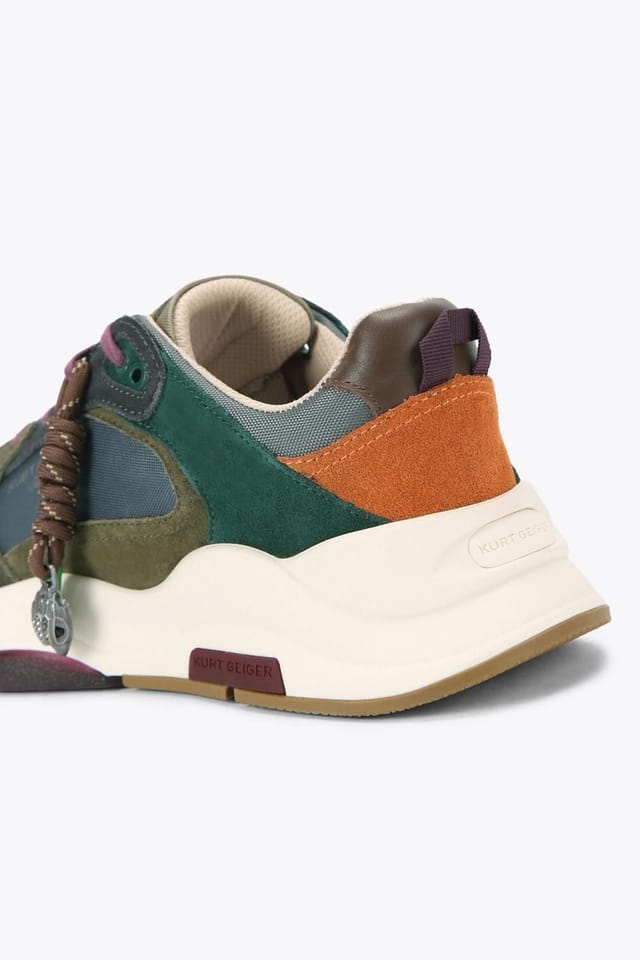 Kurt Geiger London Kurt Geiger London Men's 'Royston Sneaker' Trainers in Wine - 3