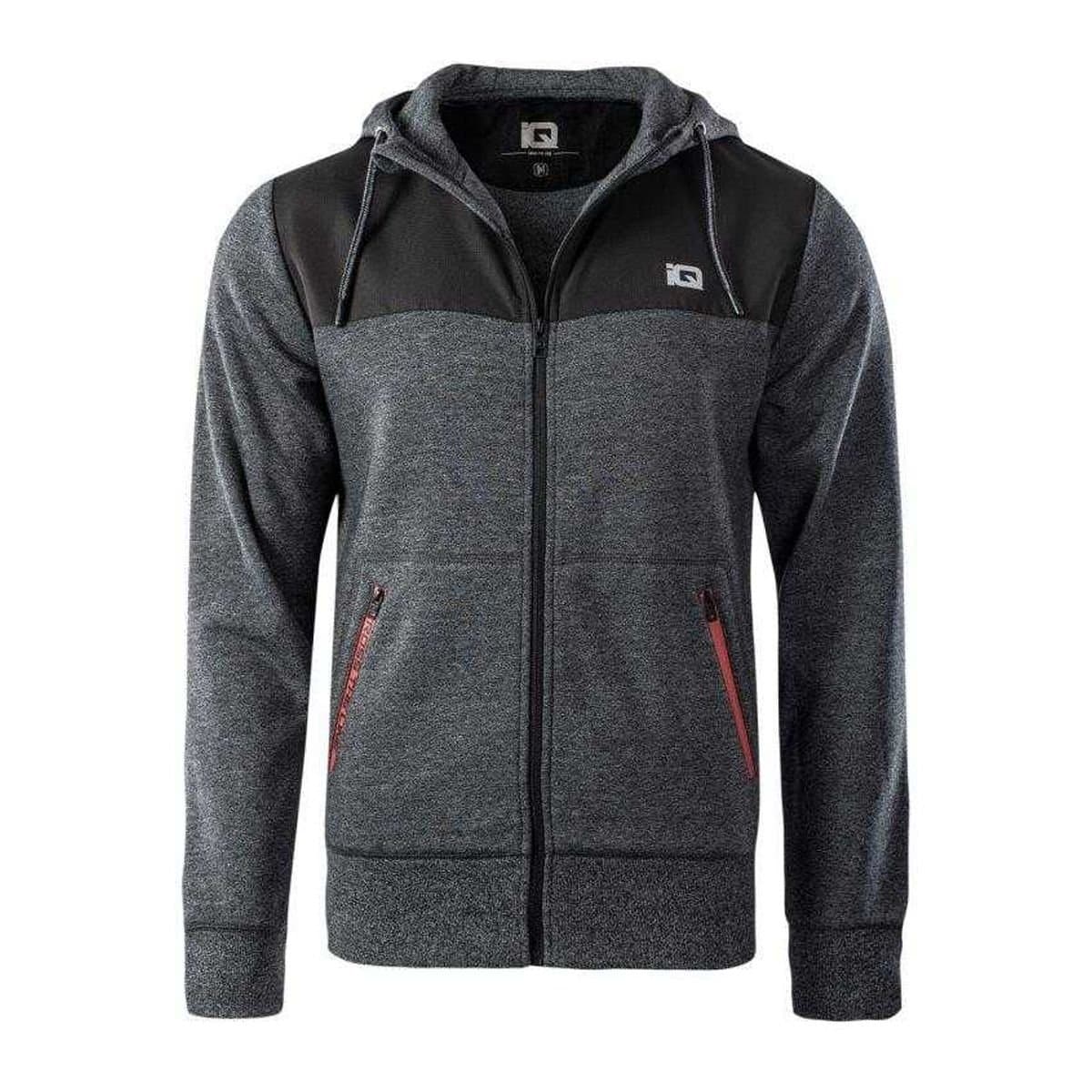 IQ IQ Men's Cross The Line Sarin Fleece Jacket in Grey