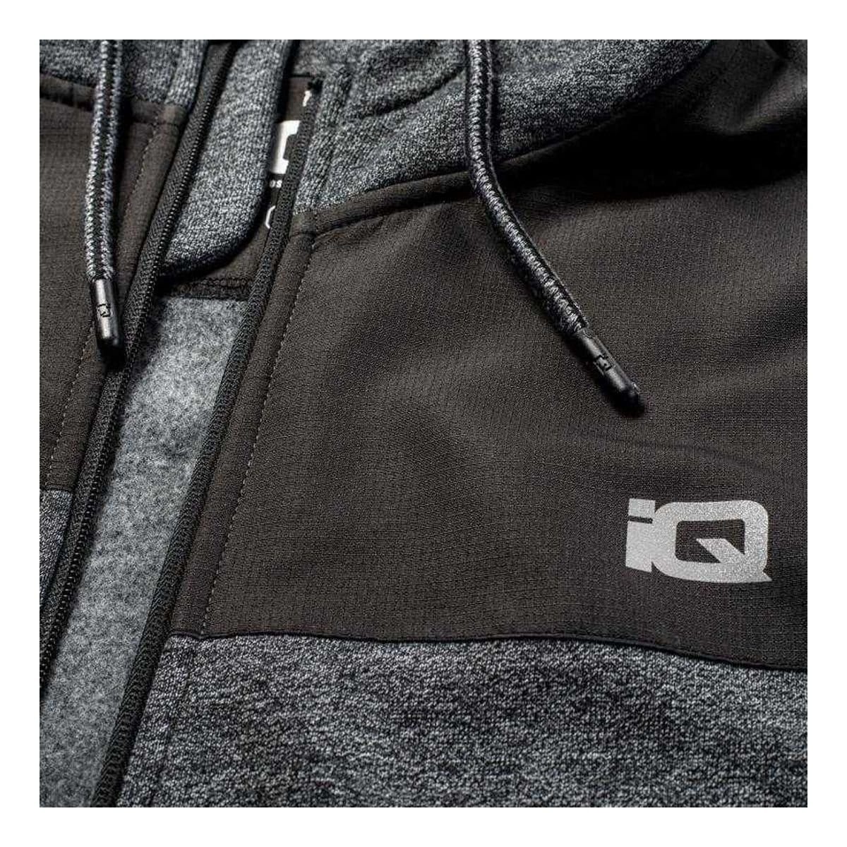 IQ IQ Men's Cross The Line Sarin Fleece Jacket in Grey - 4