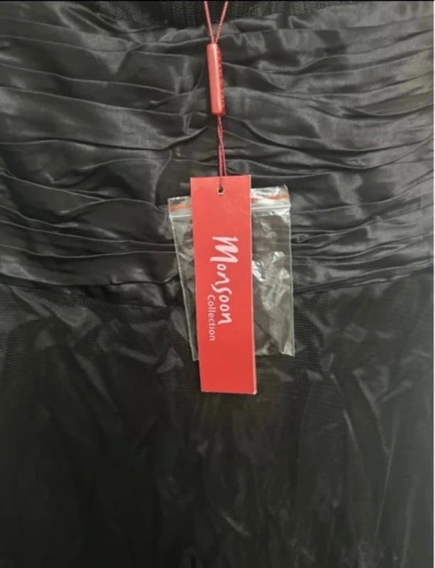 Monsoon Monsoon Black Strapless Evening Dress Brand New With Tags | RRP £95 open to offers
