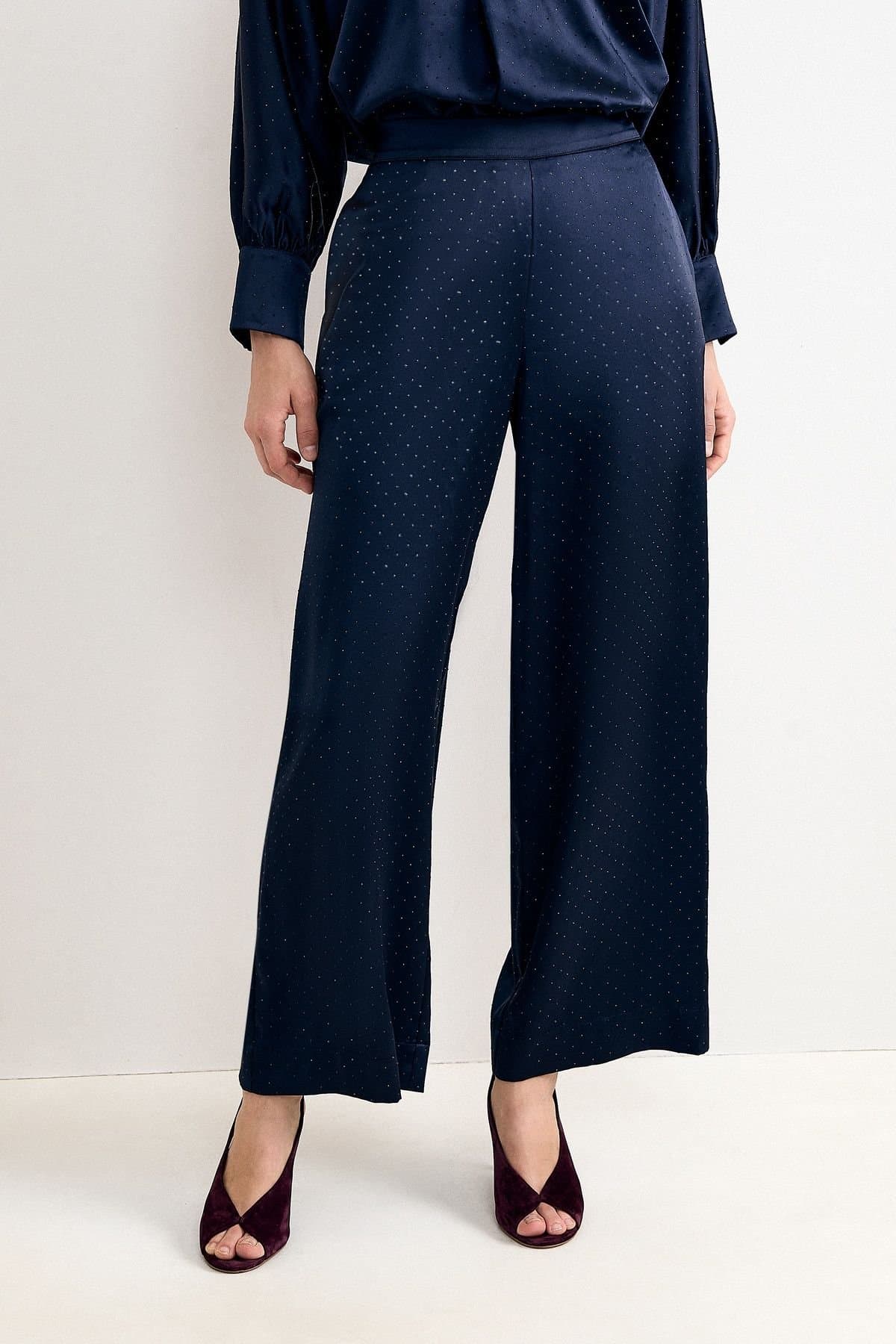 Phase Eight Phase Eight Women's Juliette Embellished Trousers in Dark Navy
