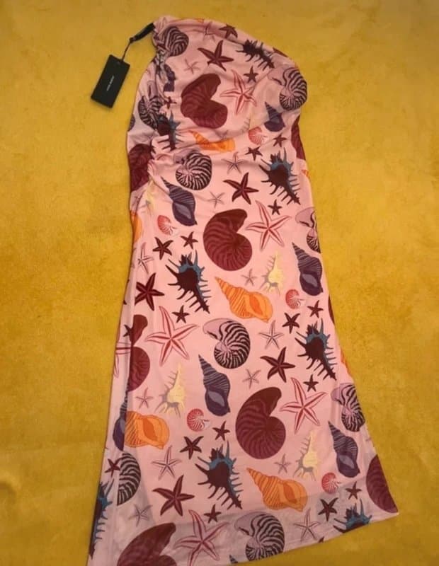 Vero Moda ASOS Seashell pink maxi skirt