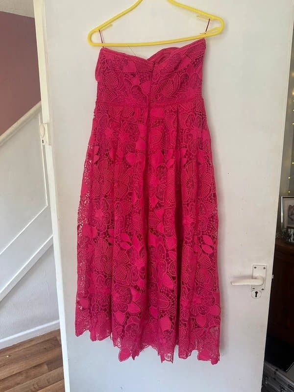 River Island hot pink dress size 10