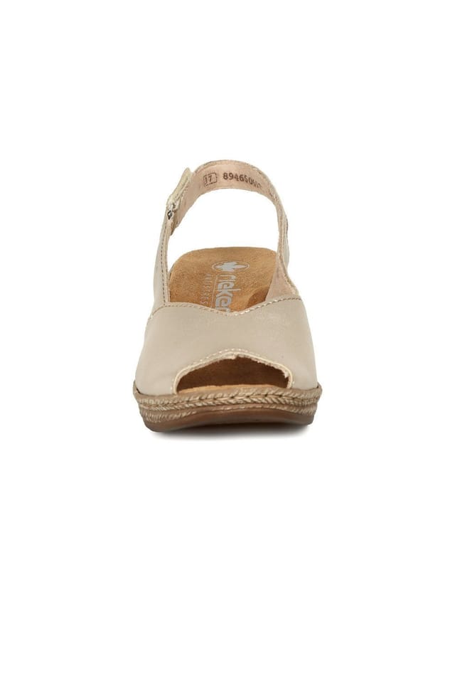 Rieker Rieker Women's 'Honolulu' Wedge Sandals in Gold - 3