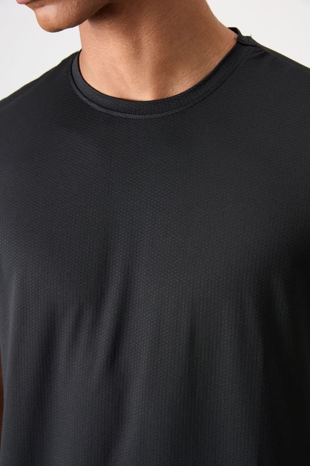 Tommy Life Tommy Life Men's Regular Fit Crew Neck T-Shirt in Black - 3