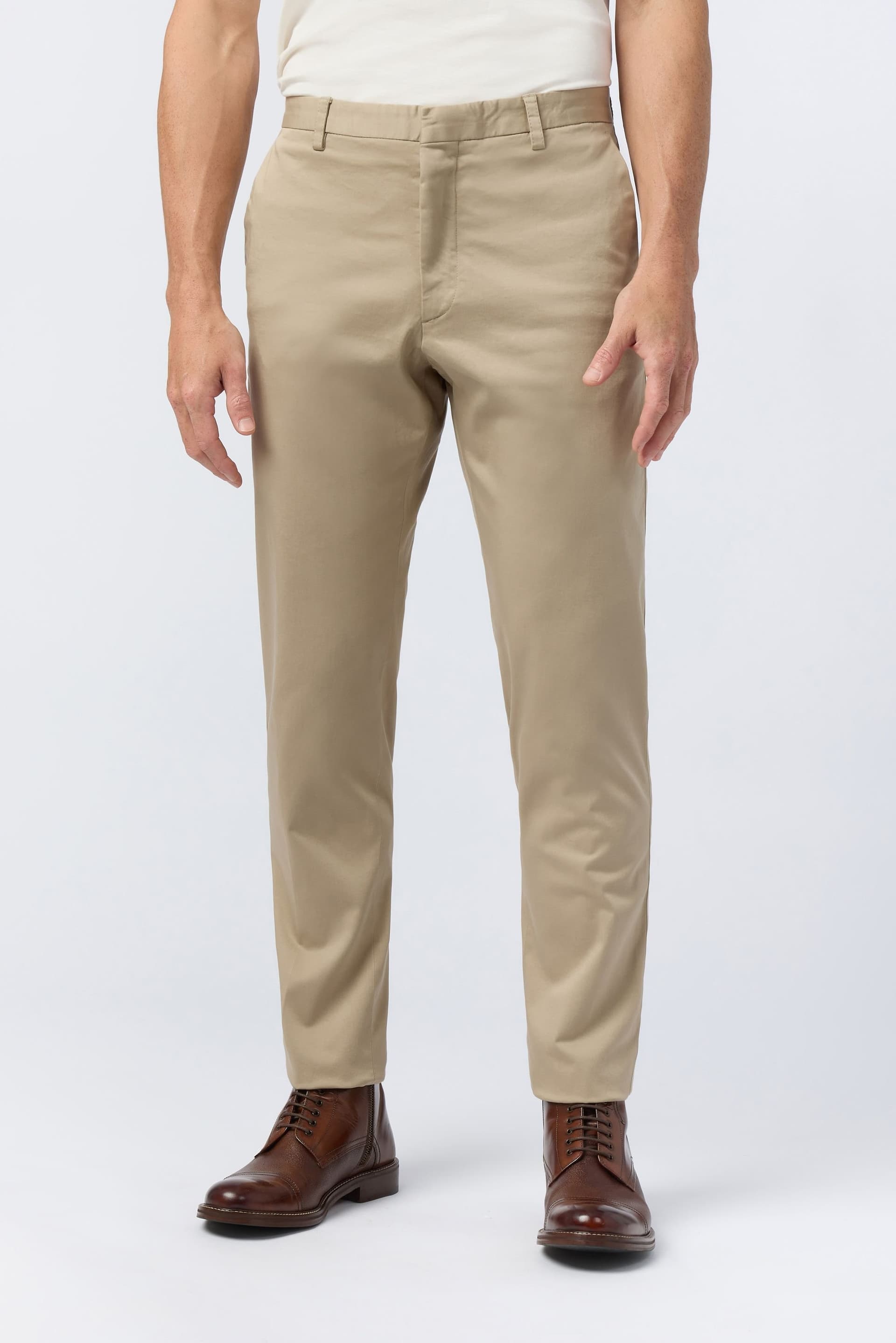 Melka Melka Men's Tailored Fit Chino in Yellow