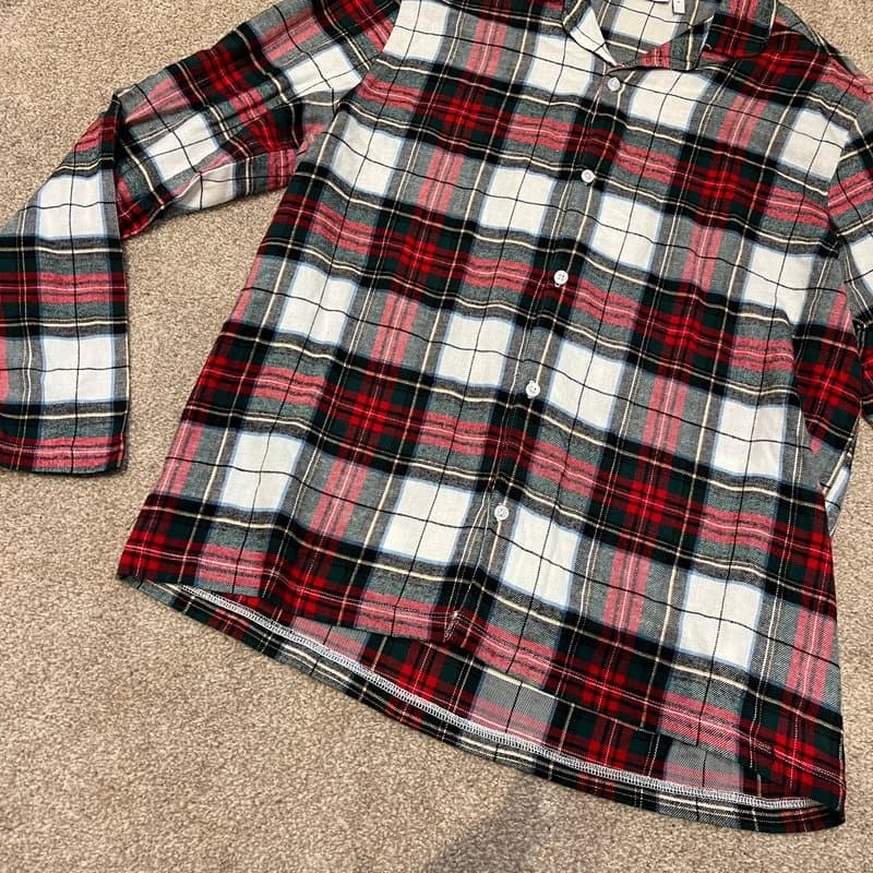 ASOS ASOS Tartan Checked Pyjama Top  Size S