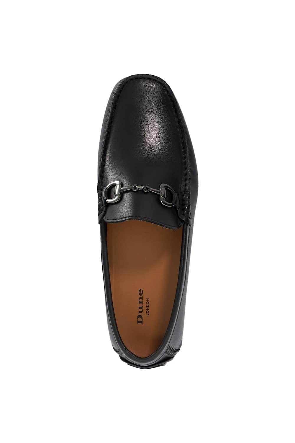 Dune London Dune London Men's 'Brackon' Leather Slip-On Shoes in Black - 4