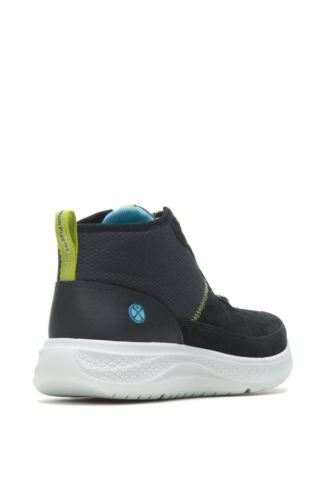 Hush Puppies Hush Puppies Women's Elevate' Leather Chukka Trainer in Black - 2