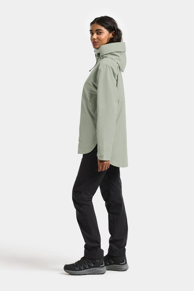 Didriksons Didriksons Women's Tilde Waterproof, Windproof & Breathable Jacket in Light Green - 3