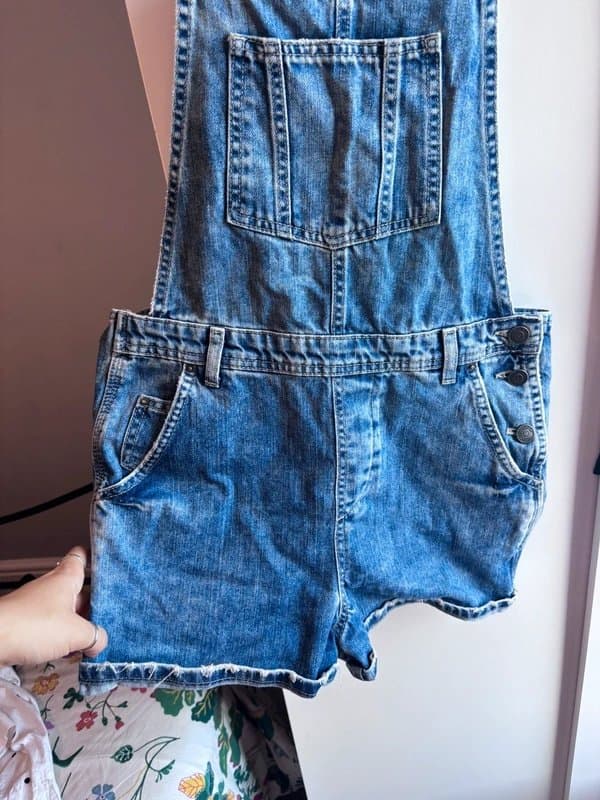 Topshop Topshop MOTO Denim Short Dungarees