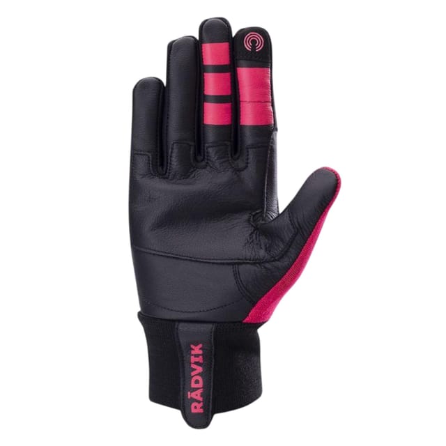 Radvik Radvik Men's Frost BV Leather Cycling Gloves in Black - 2