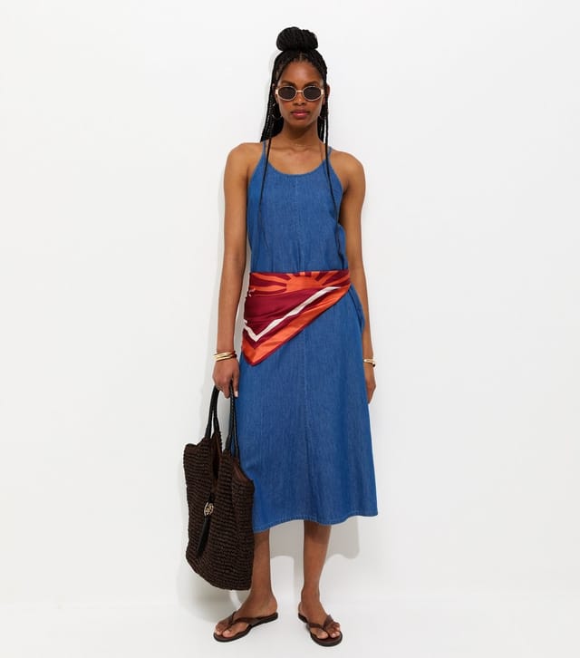 New Look Dark Burgundy Sun Starburst Print Satin Scarf New Look - 2