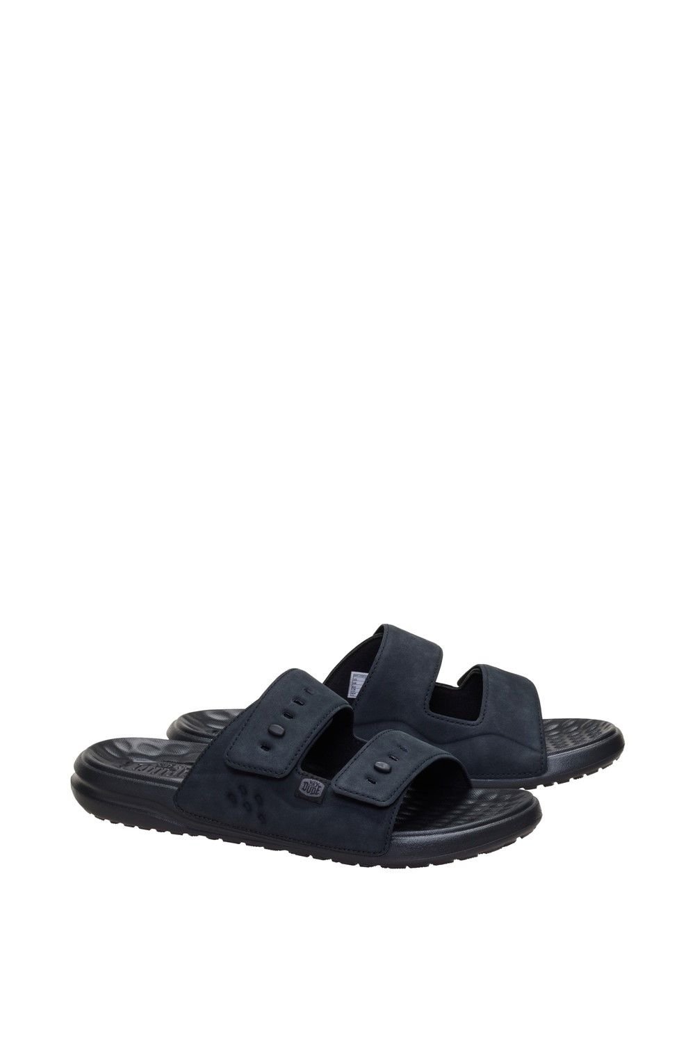 HEYDUDE HEYDUDE Men's Wave 2 Strap Slide in Black - 3