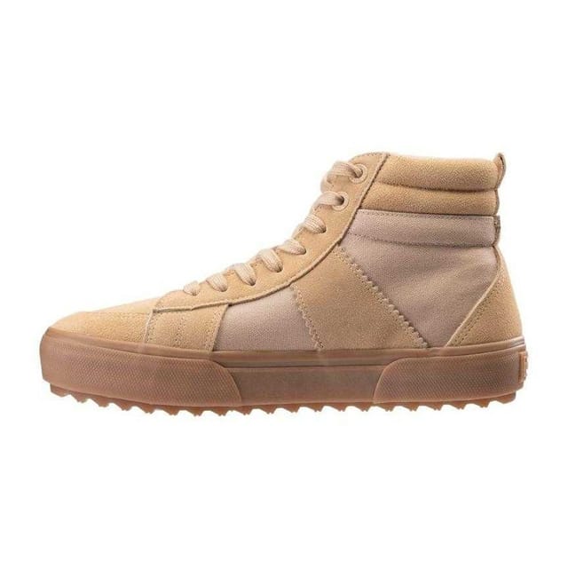 Iguana Iguana Men's Bomer Mid Cow Suede Trainers in Beige - 2