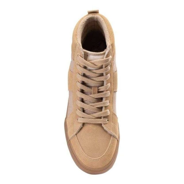 Iguana Iguana Men's Bomer Mid Cow Suede Trainers in Beige - 3