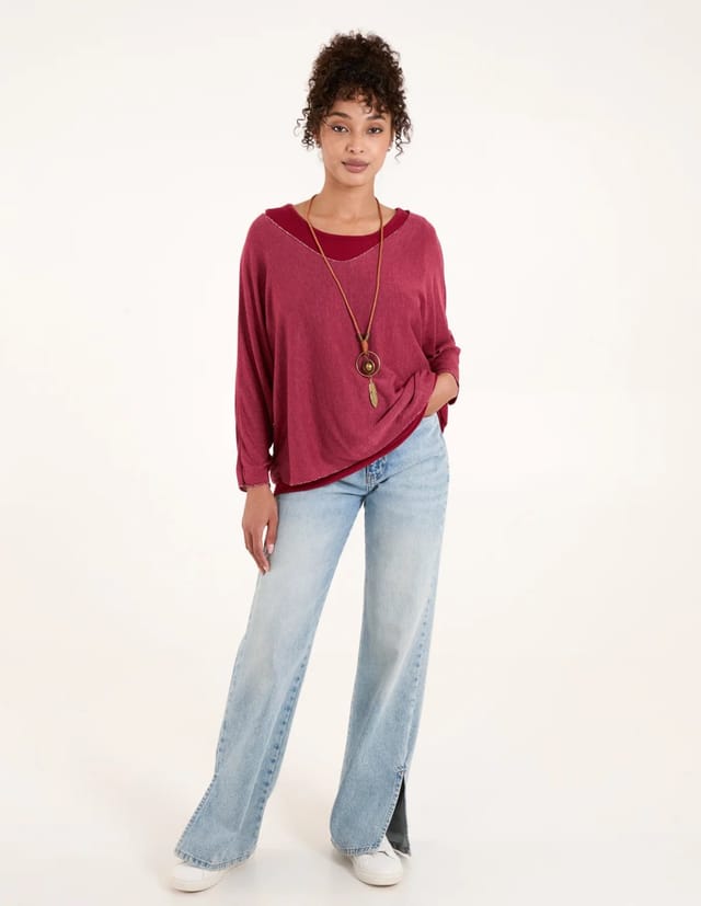 Blue Vanilla Double Layer Top - 3