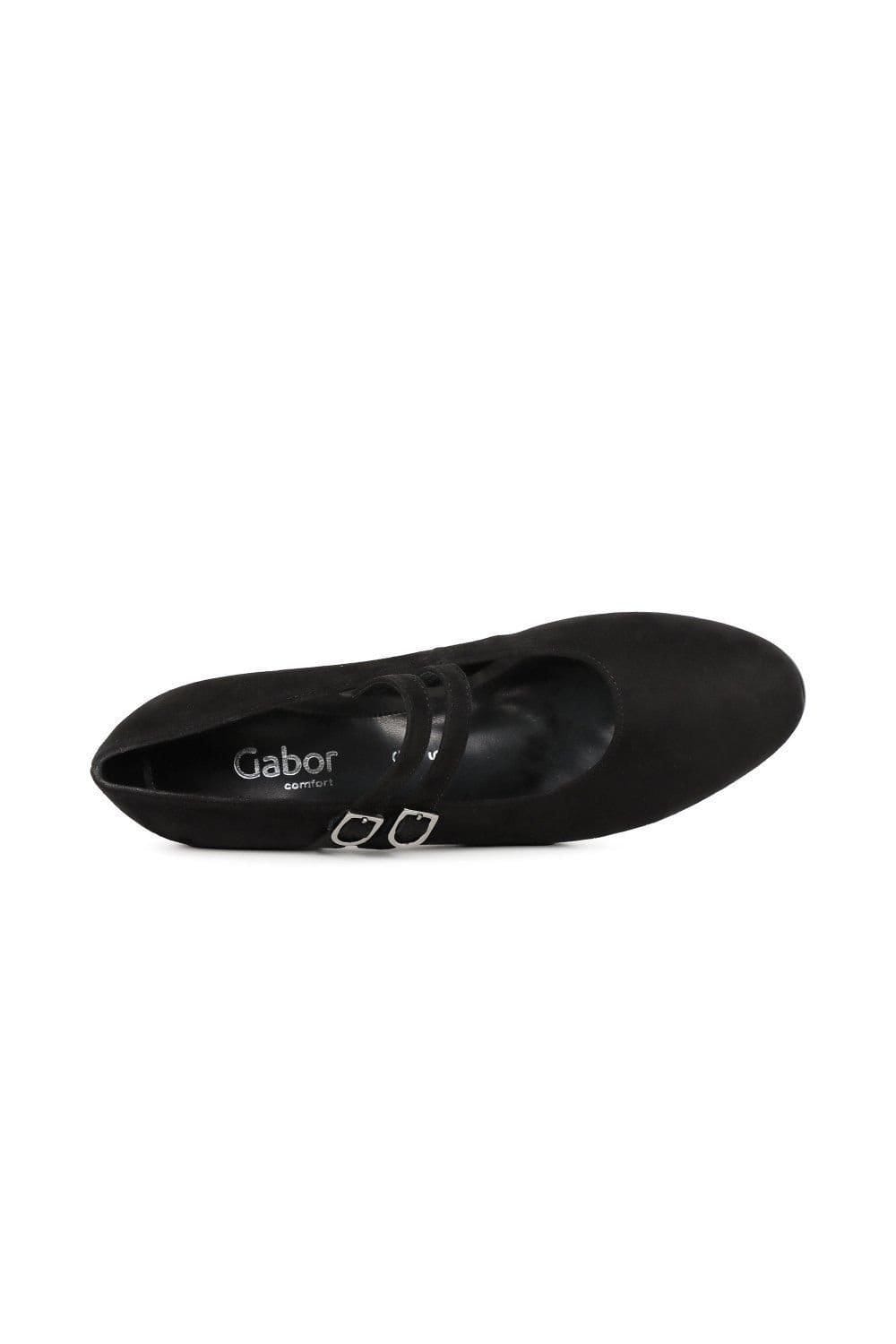 Gabor Gabor Women's 'Belva' Mary Jane Court Shoes in Jet Black - 4