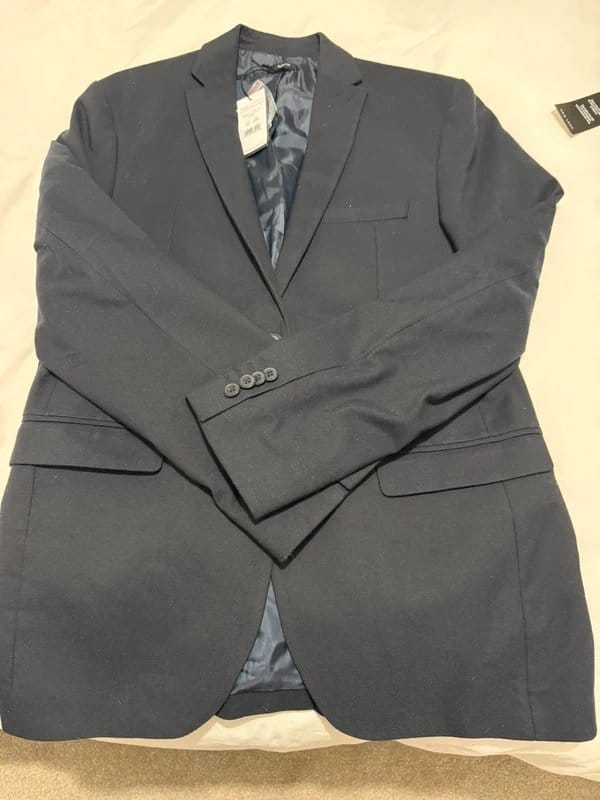 Men’s blue suit 40r slim fit