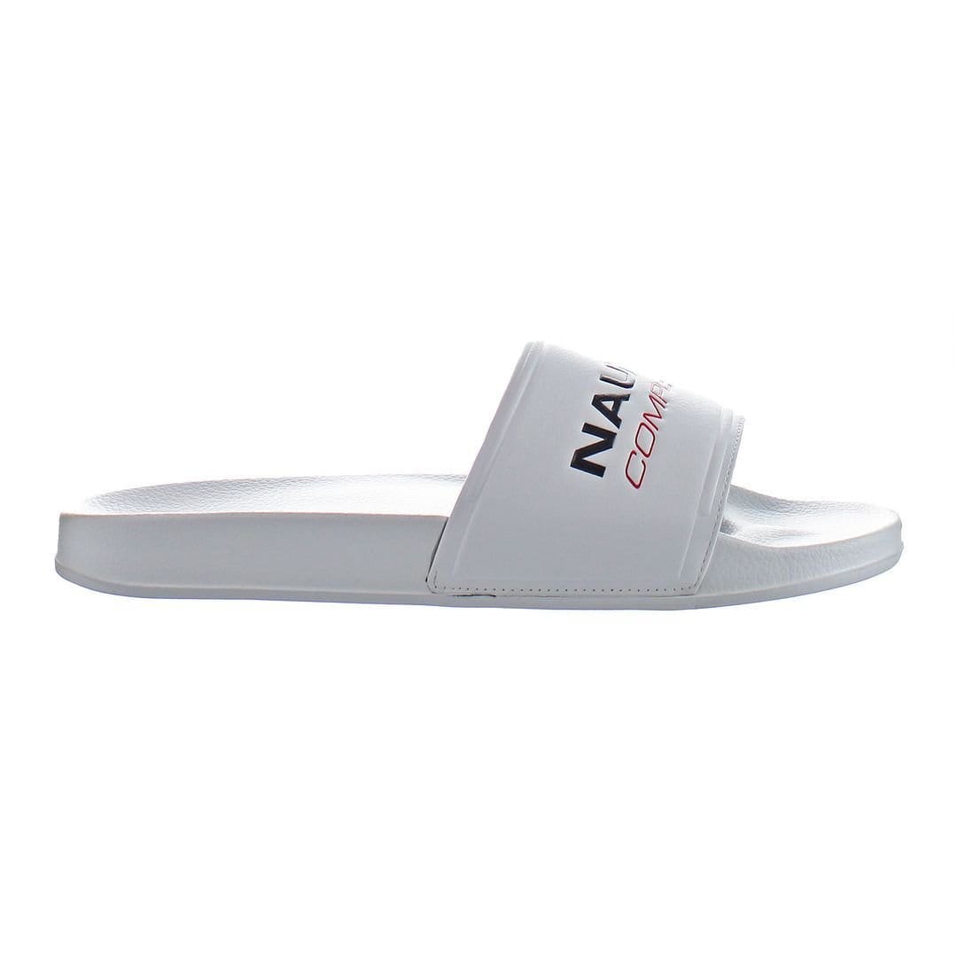 Nautica Nautica Men's Grappo White Sliders - 4