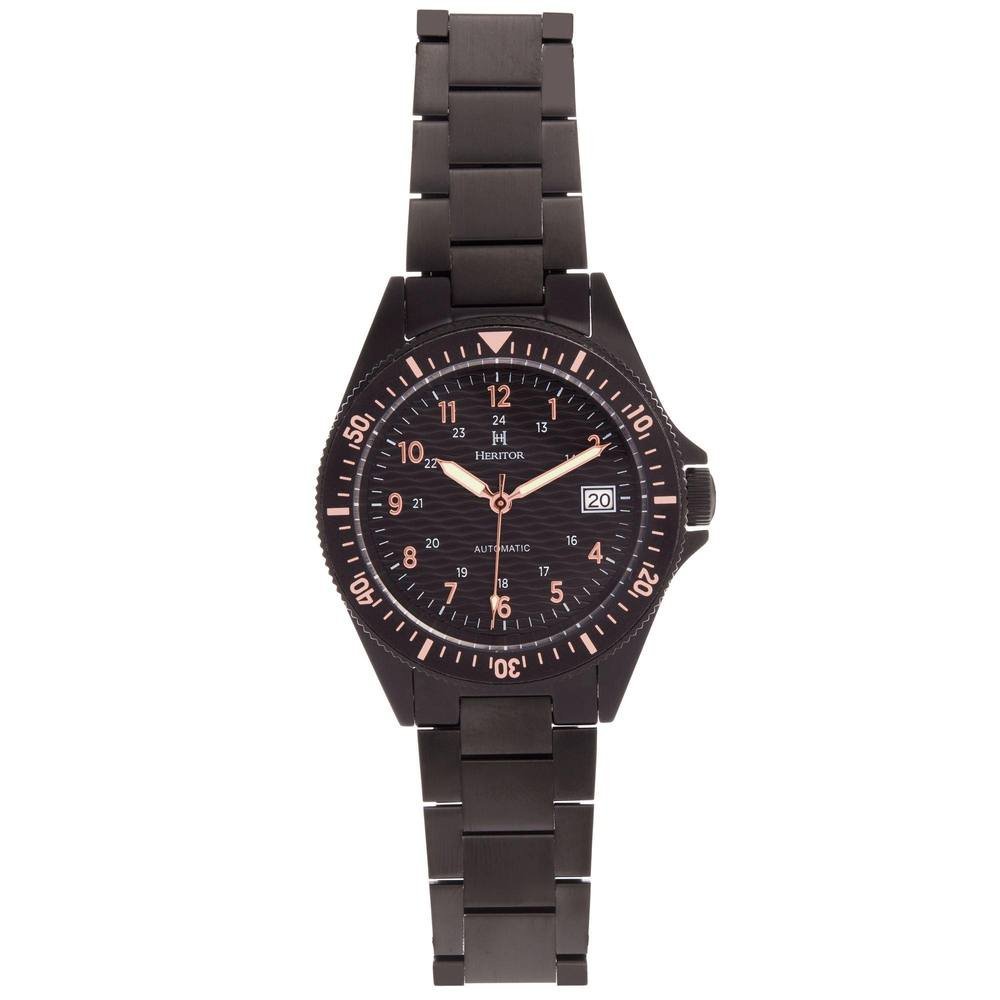 Heritor Automatic Heritor Automatic Men's Calder Bracelet Watch in Black - 2