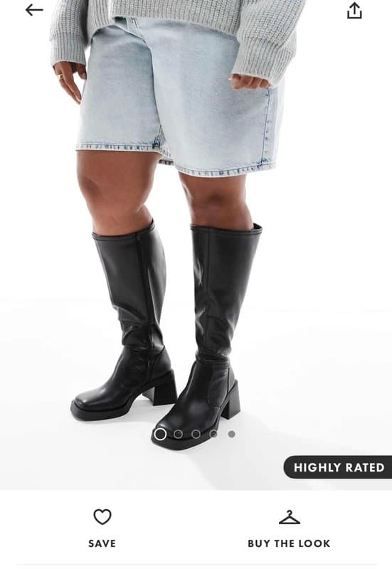 ASOS Knee high leather boots