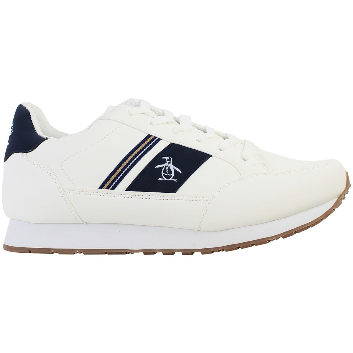 Penguin Penguin Men's Bremen White Trainers - 1