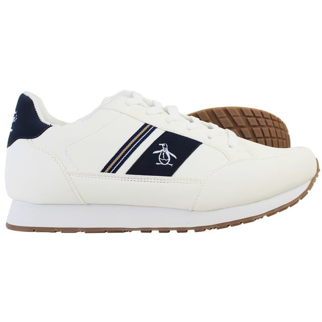 Penguin Penguin Men's Bremen White Trainers - 3