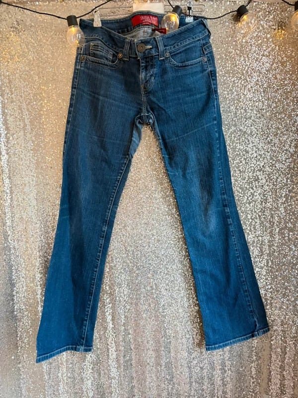 Guess Guess daredevil bootcut low rise jeans