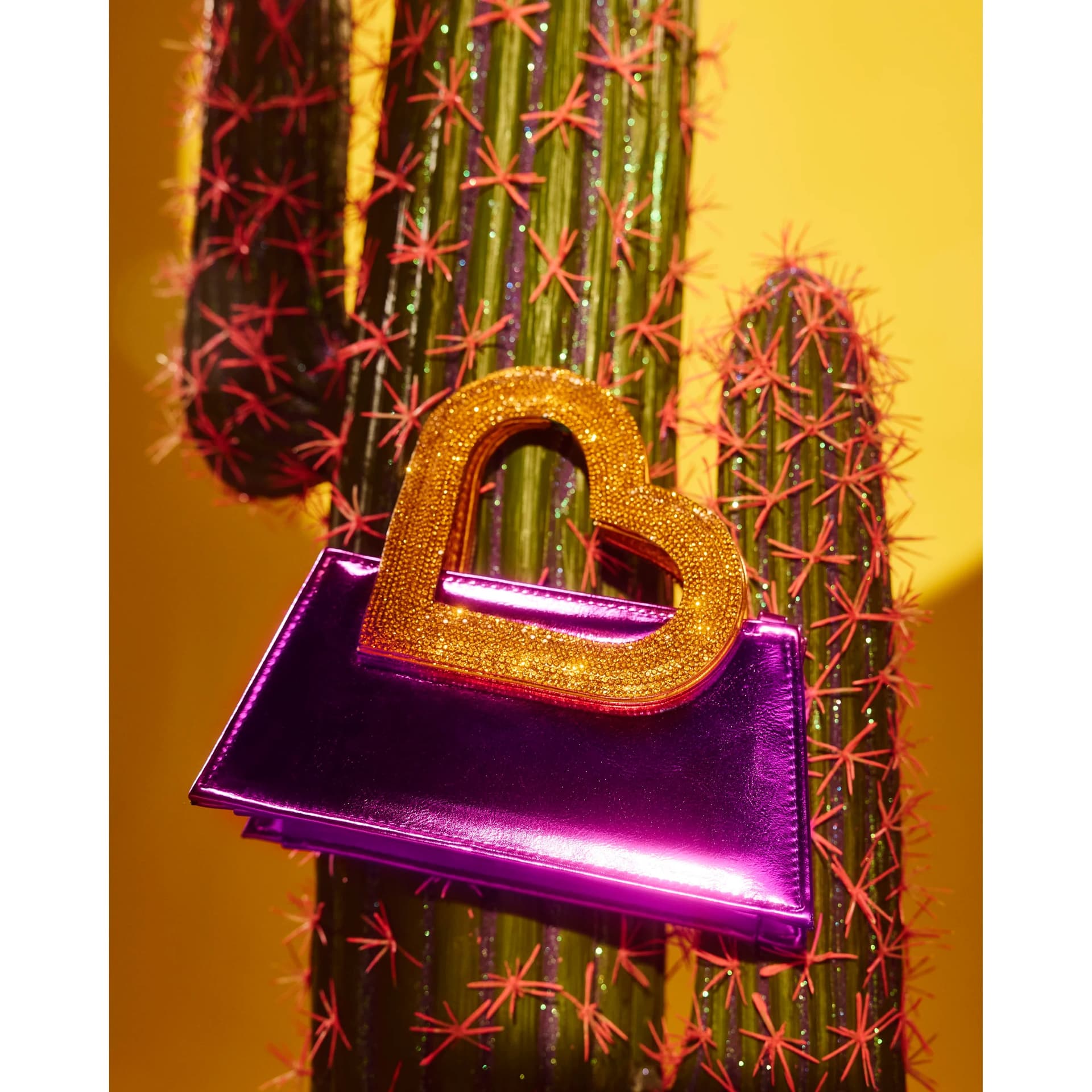 River Island River Island Womens Purple Heart Handle Bag