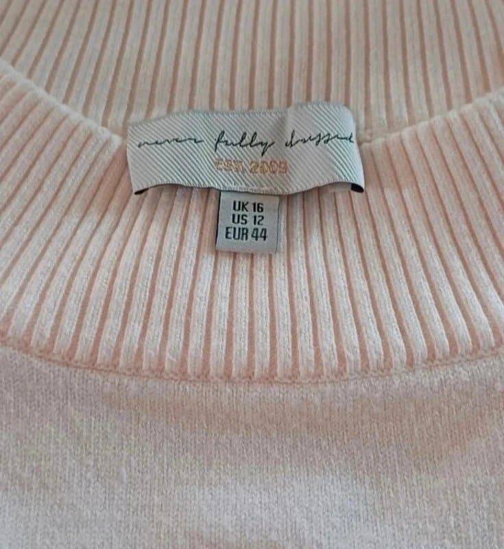 Never Fully Dressed Never Fully Dressed Cream Honey Jumper - size L/16