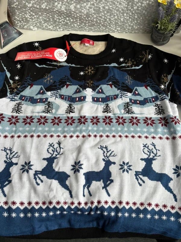 u look ugly today Unisex Led Christmas Light Up Novelty Jumper US Size xxl EU Size xxxl *RRP £42.99
