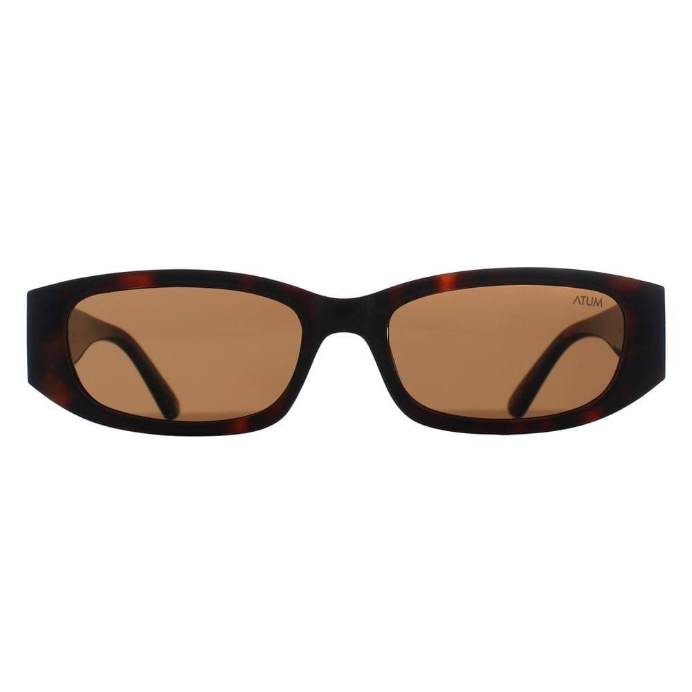 Atum Atum Women's Rectangle Shiny Havana Brown Nyctra