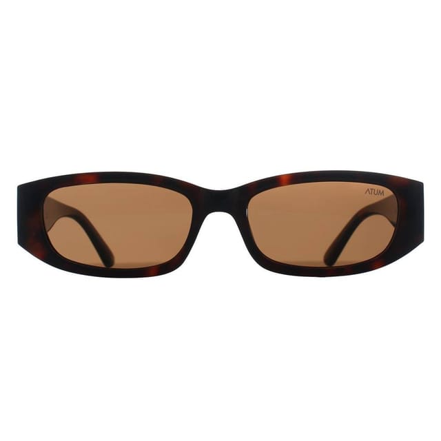 Atum Atum Women's Rectangle Shiny Havana Brown Nyctra - 2