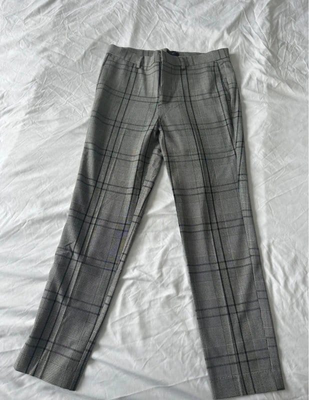 New Look New look grey suit trousers - 1