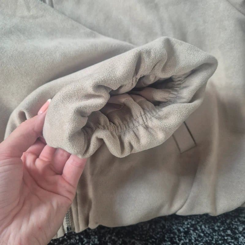 New Look New look suede look bomber jacket