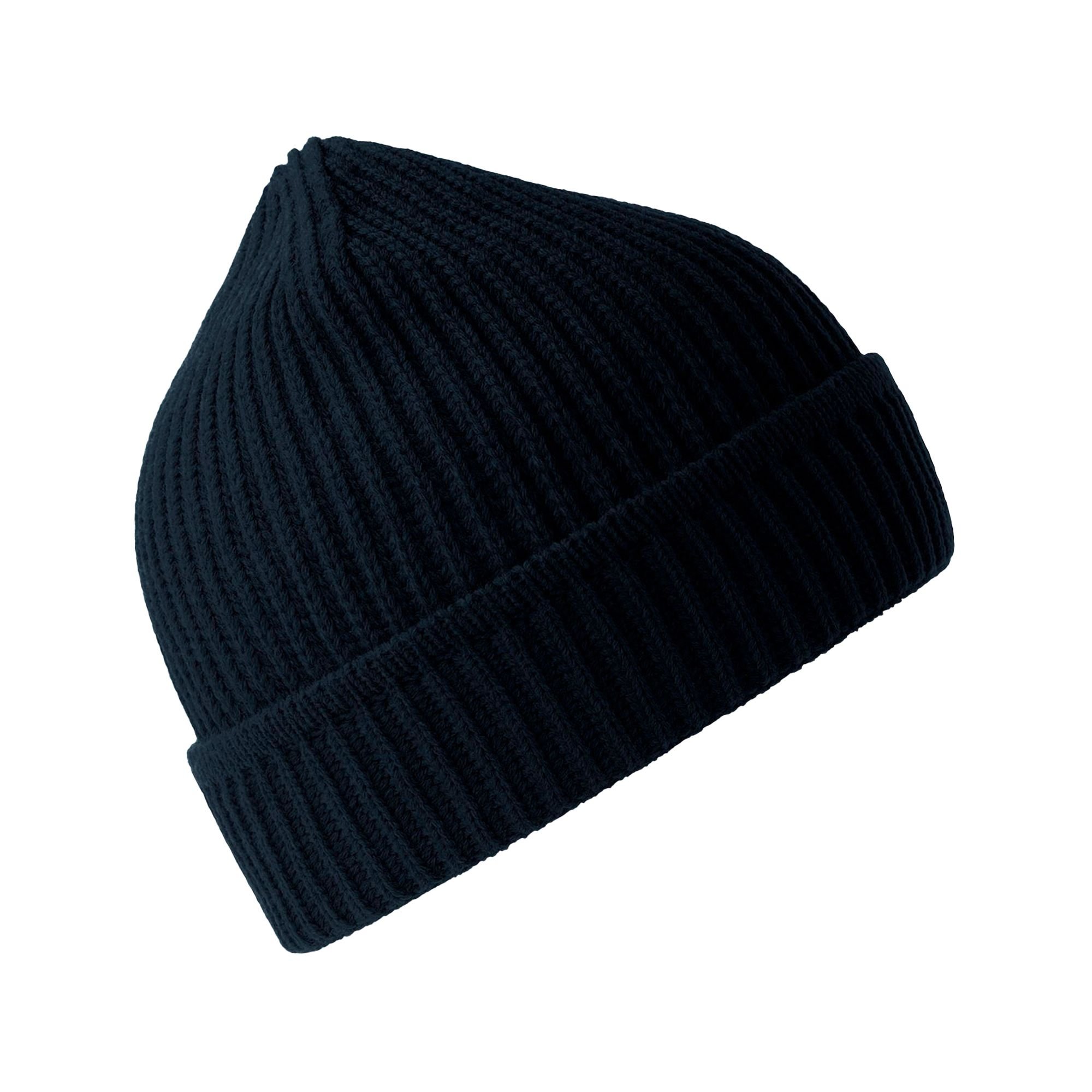 Atlantis Atlantis Men's Maple Ribbed Beanie in Navy - 3