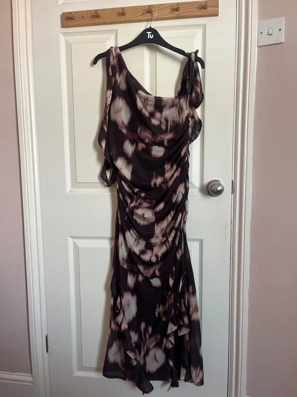 ASOS Asos design ruched asymmetric dress