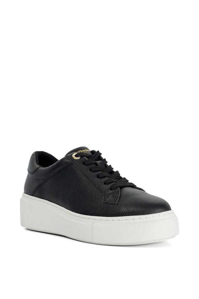 Dune London Dune London Women's 'Evienne' Leather Trainers in Black - 2