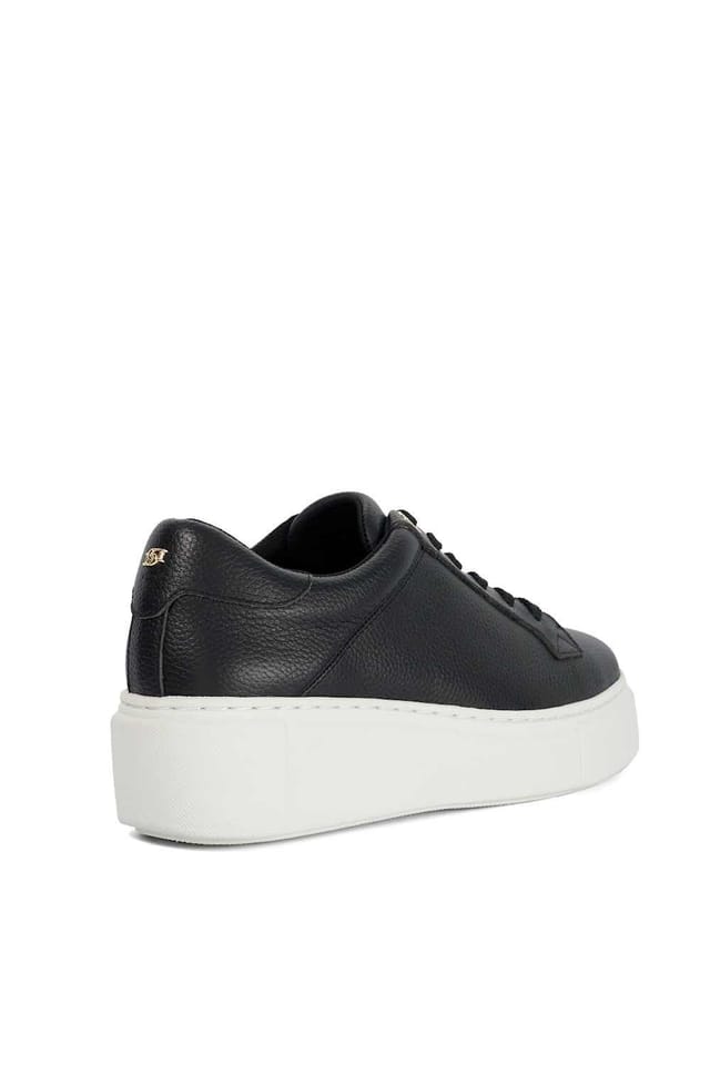 Dune London Dune London Women's 'Evienne' Leather Trainers in Black - 3
