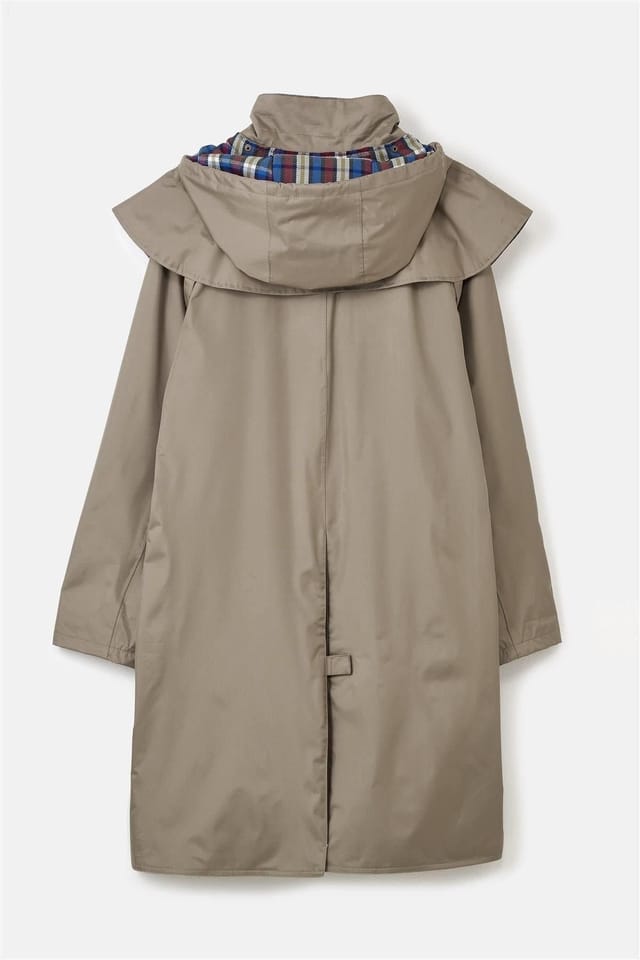 Lighthouse Clothing Lighthouse Clothing Women's Outrider 3/4 Length Waterproof Raincoat in Stone - 2