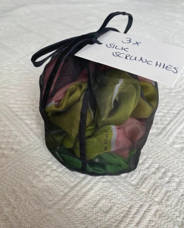 Silk 3x 100% silk scrunchies - 1