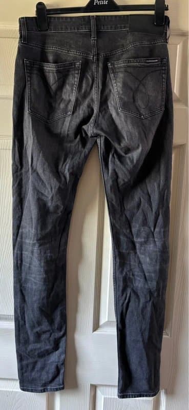 Calvin Klein Calvin Klein Jeans Black Slim Taper Jeans – W30 L34 – Worn Twice