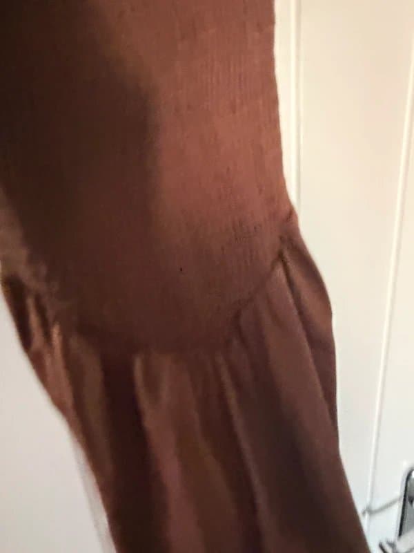 ASOS Design ASOS Design Brown Shirred Maxi Dress - Size 10 - New With Tags