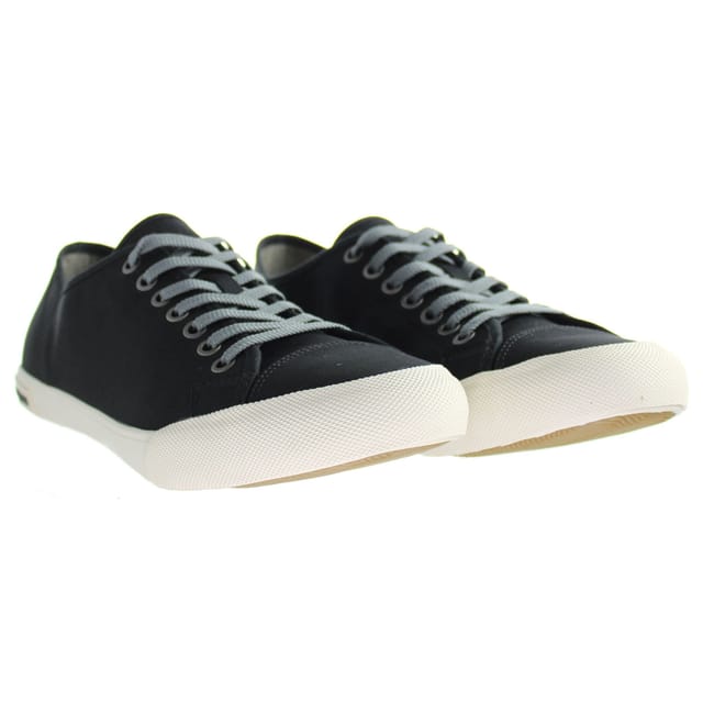 Seavees Seavees Men's Army Issue Sneaker Standard Black Shoes - 2