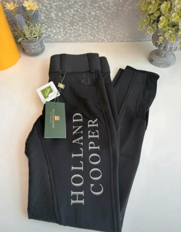 Holland Cooper Holland Cooper Thermal Riding Leggings UK 10 - Black